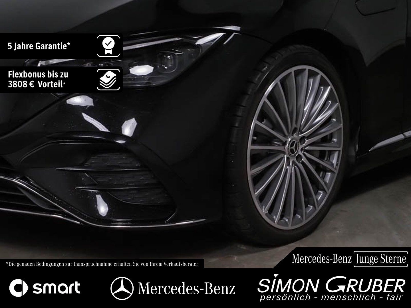 Fahrzeugabbildung Mercedes-Benz EQE 500 4M AMG Pano Leder Airmatic HUD Burm3D