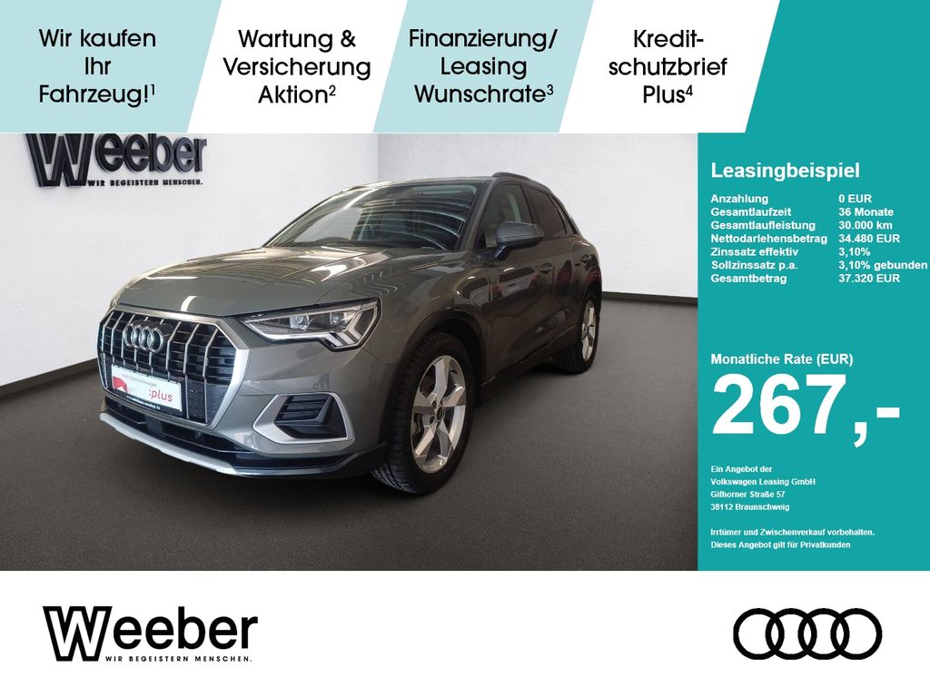 Audi Q3 *PANO-DACH*LED*NAVI*KESSY*19ZOLL*5J GAR AHK