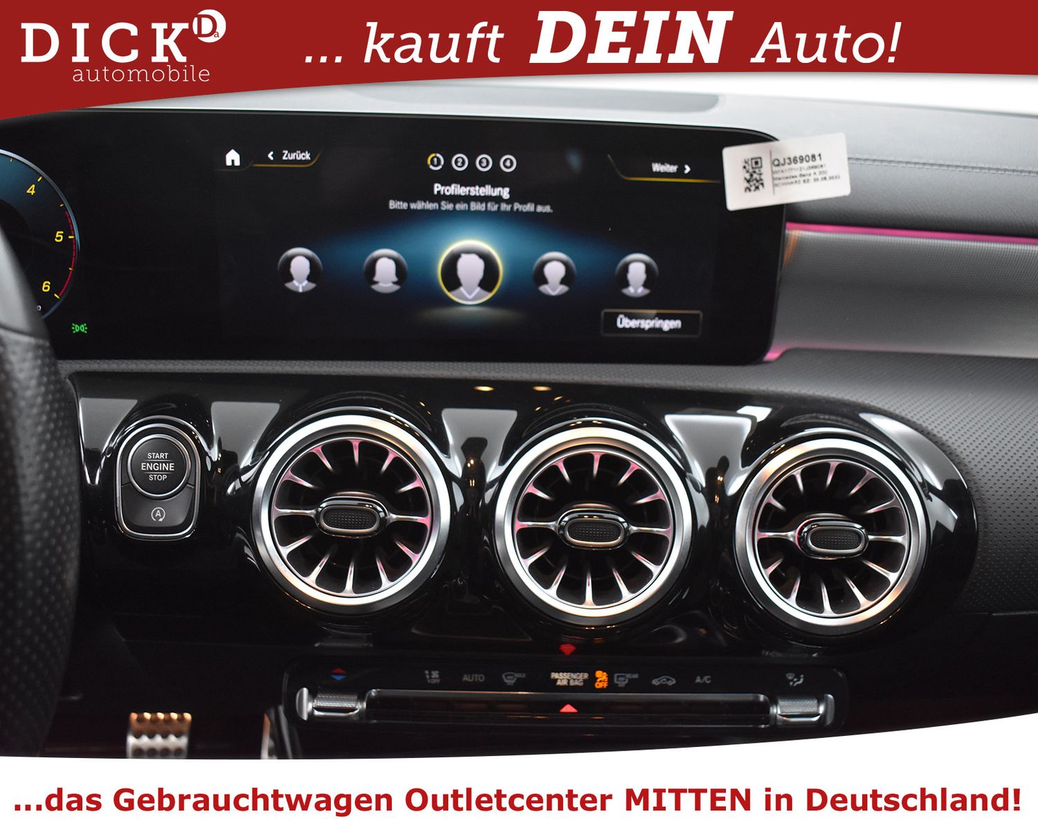 Fahrzeugabbildung Mercedes-Benz A200d LIMO Edit 2021 AMG Line NIGHT+PANO+360+AHK