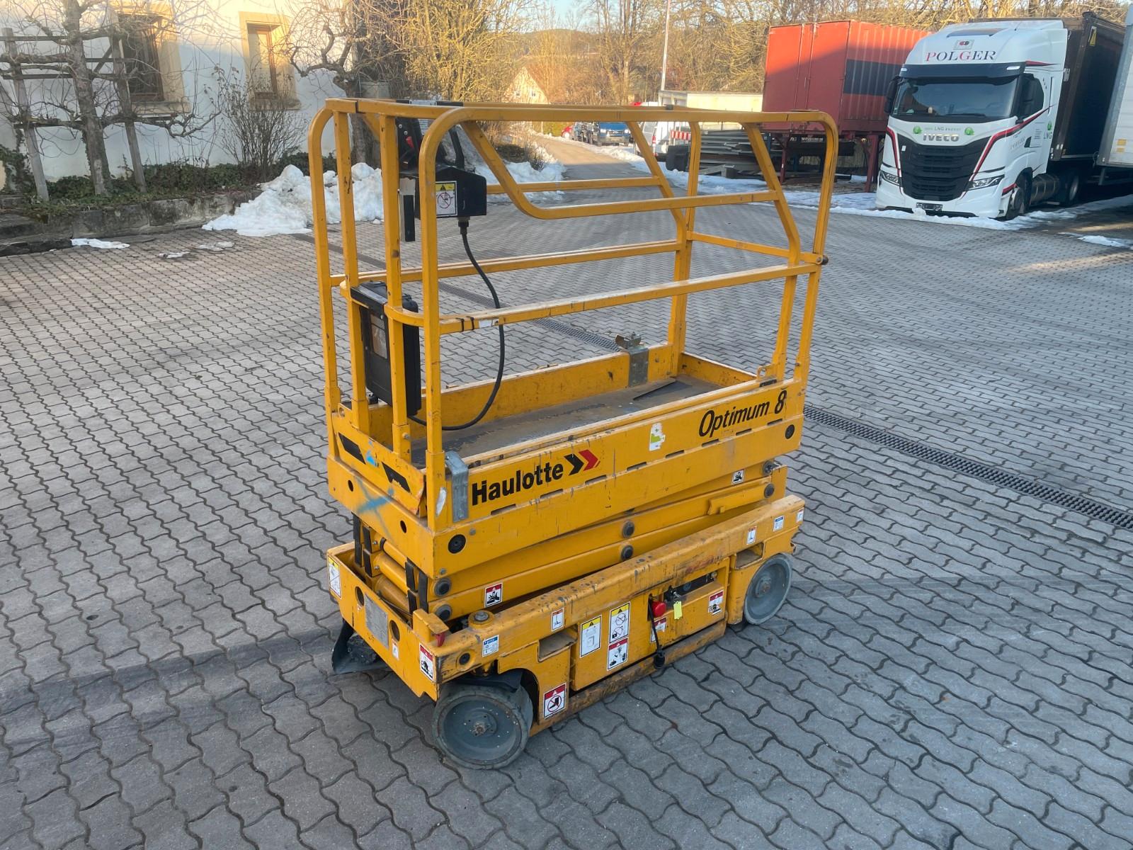 Haulotte Optimum 8 Scherenbühne  Elektro AH 7,76 m 230 kg