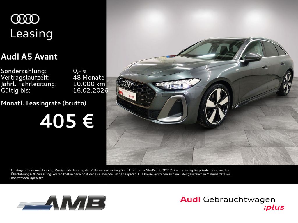A5 Avant S line TFSI AHK/LED+/RFK/Tech/05.30Gara