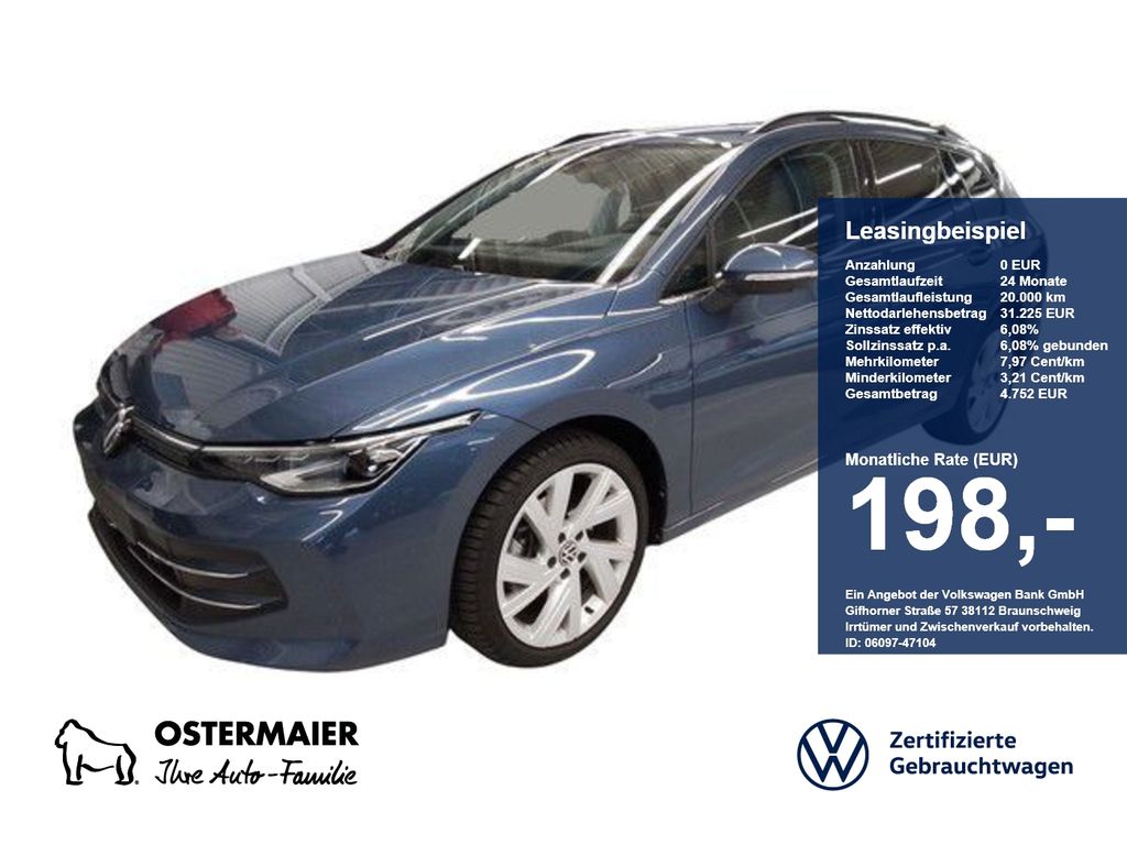 Volkswagen Golf VIII Variant STYLE 2.0TDI 150PS DSG ACC.5J-