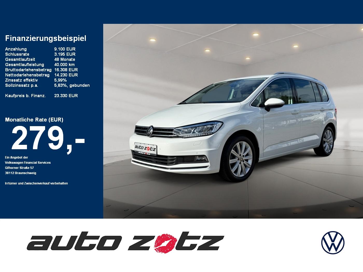 Volkswagen Touran Highline 1.5 TSI OPF 110 kW 6-Gang PDC,LM