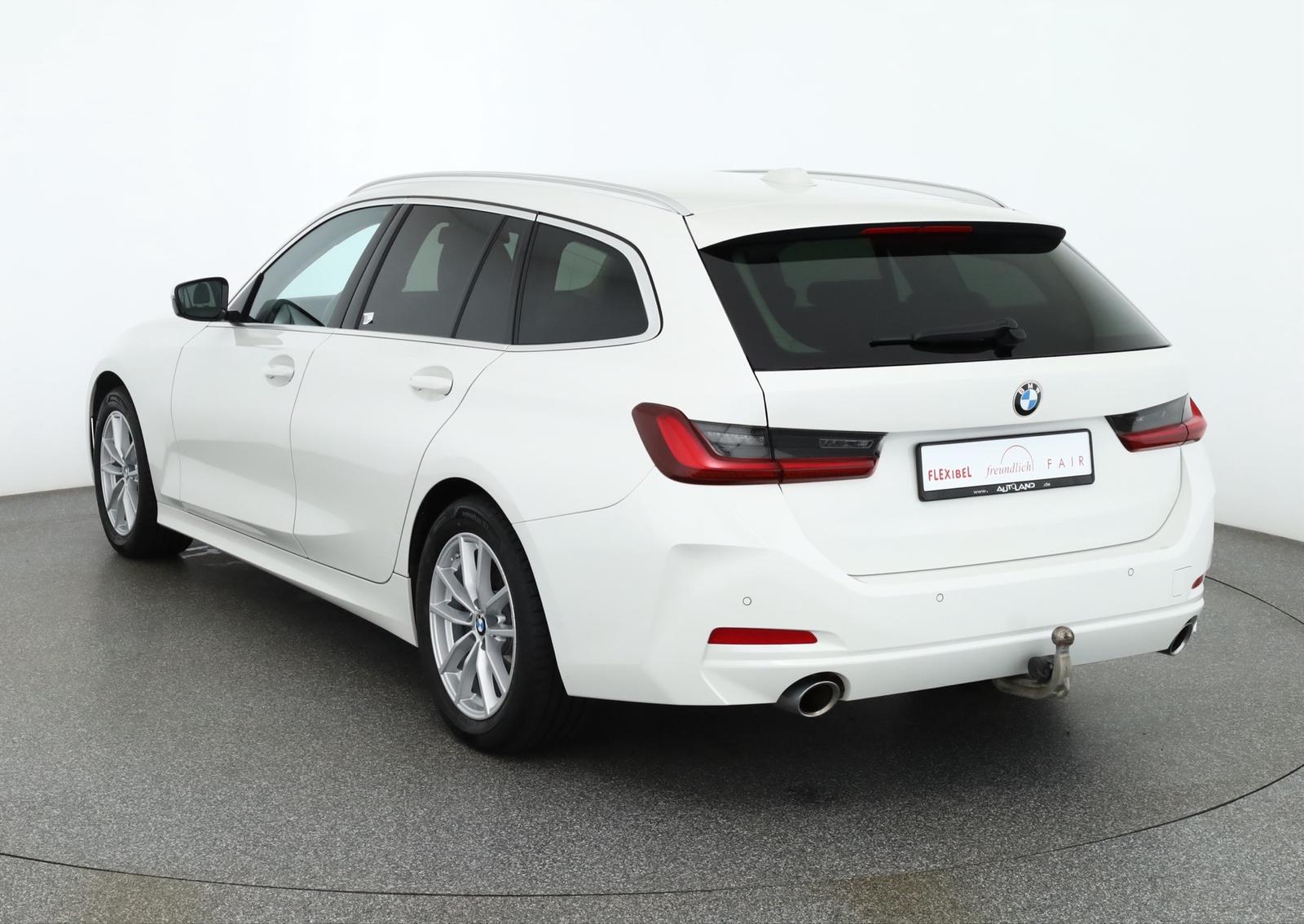 BMW 3 Series i Touring LED Navi Teilleder AHK Totwinkel, миниатюра 3