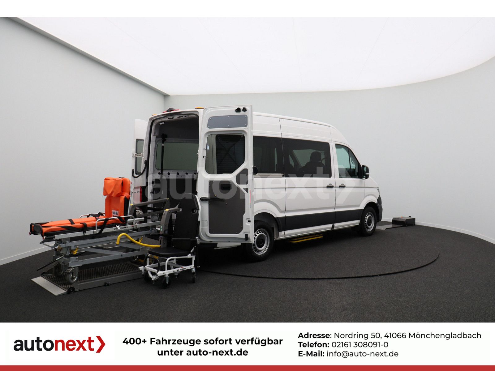 Volkswagen Crafter 35 Rollstuhl-Lift *LIEGE/TRAGESTUHL* KAM