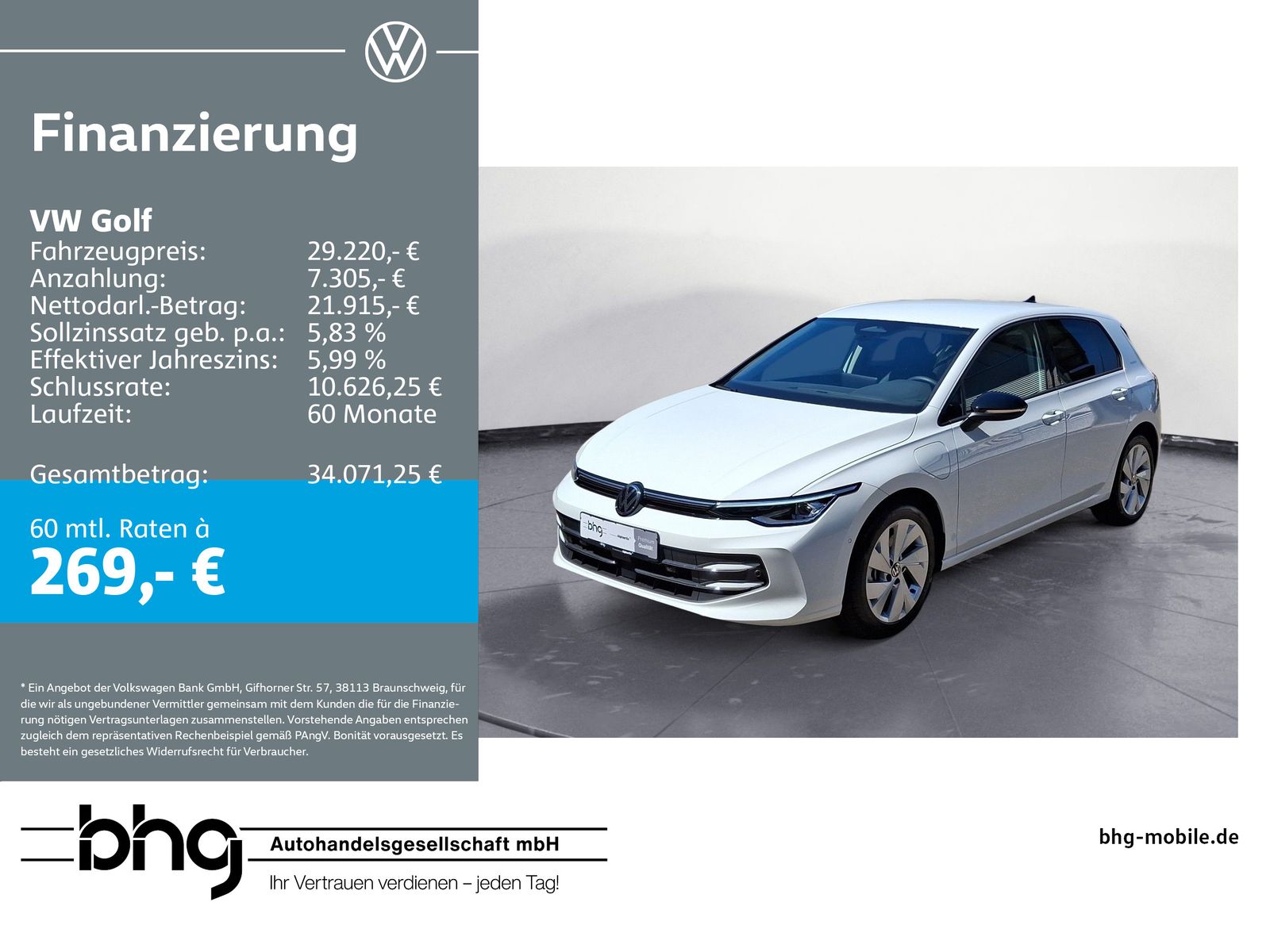 Volkswagen Golf 1,5TSI eHybrid ENERGY Mode3 Netzlade AHK LE