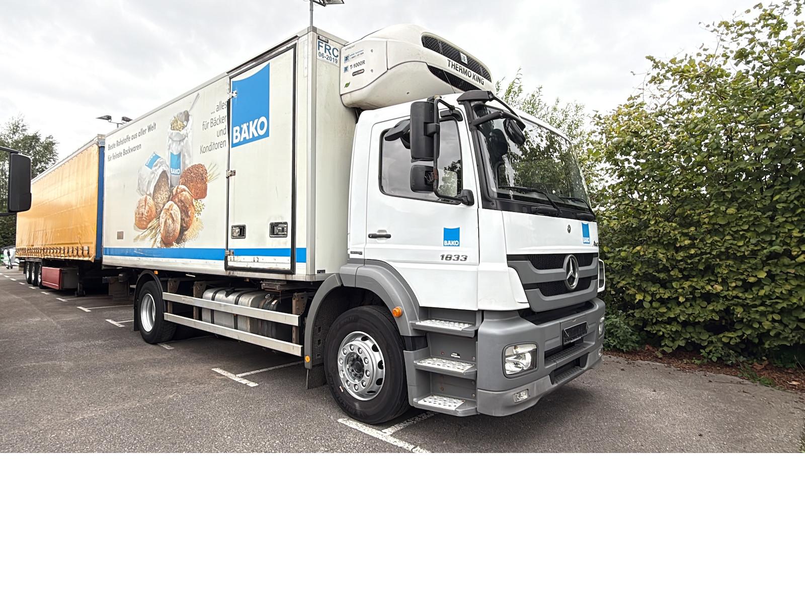 Mercedes-Benz Axor1833 Kühlkoffer Thermo King Diesel Kühlung