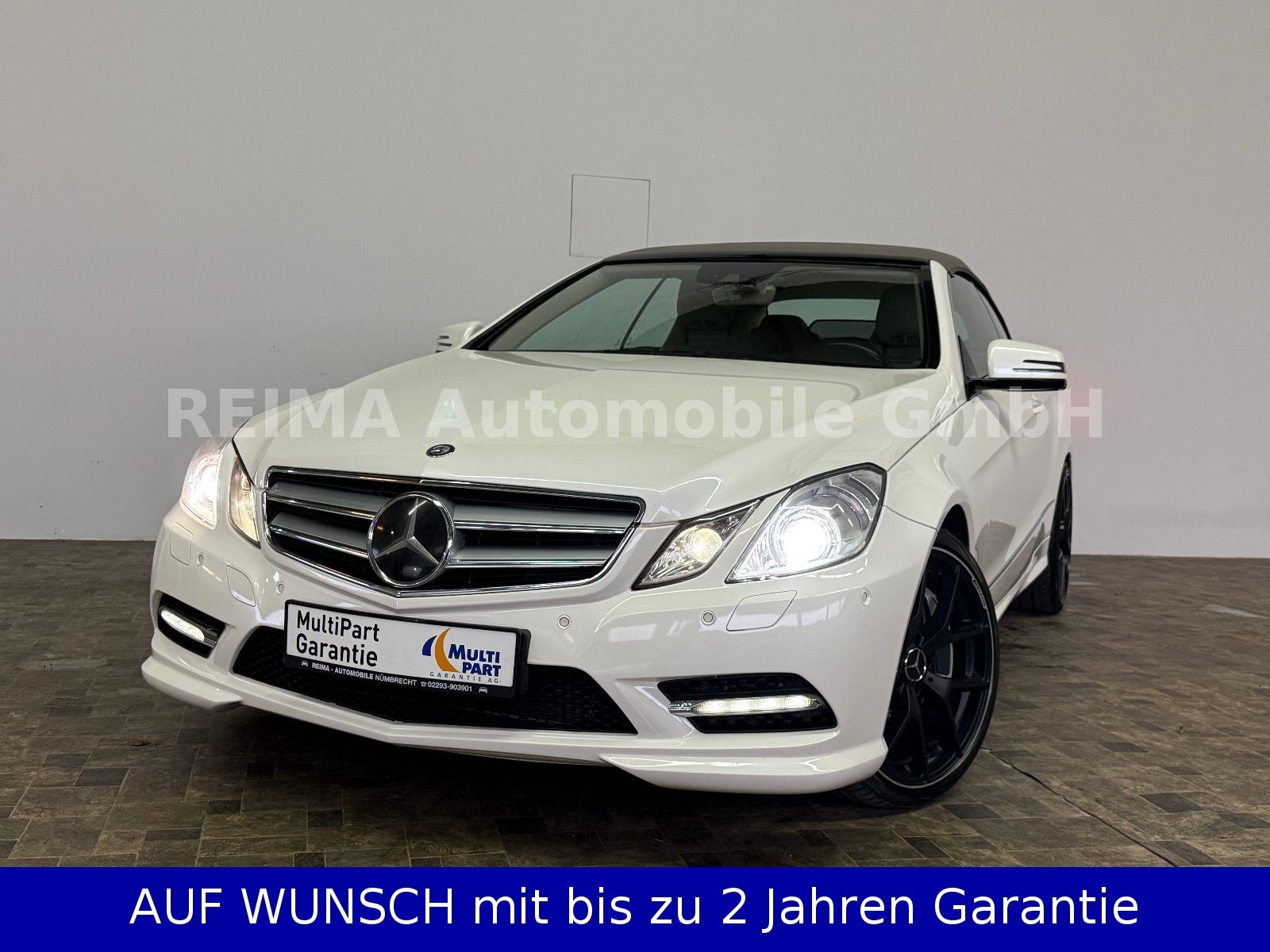 Fahrzeugabbildung Mercedes-Benz E 500 CGI Cabrio BlueEfficiency, AMG Line