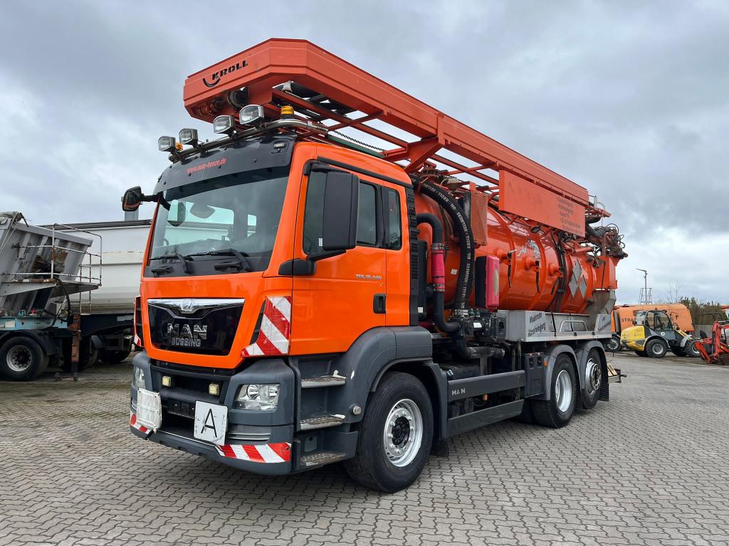 MAN TG-S 26.440 BL 6x2 Saug + Spülwagen Kroll ADR