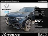 Mercedes-Benz GLC 300 de 4M AMG-Sport/Technik/Pano/Distr/AHK - Hybrid (Diesel/Elektro): Schwarz, Luftfederung, Geländewagen