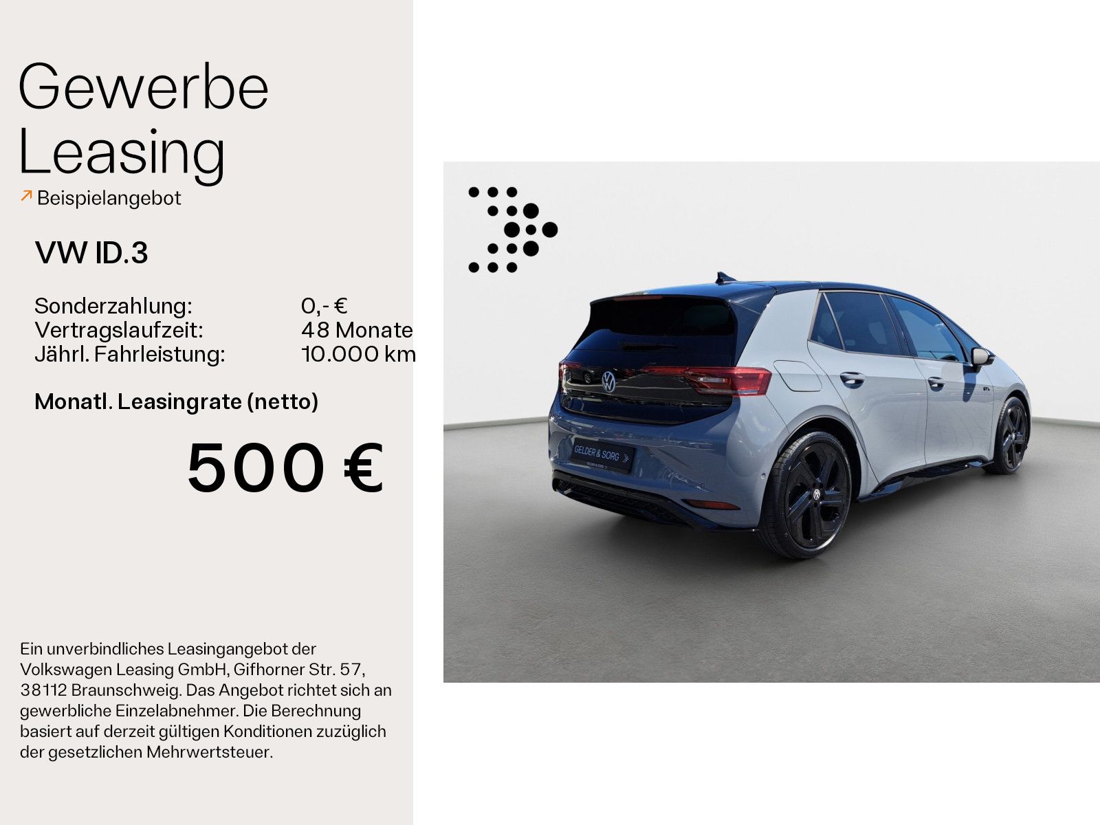 Volkswagen ID.3 GTX Performance 541km/WLTP*Pano*HuD*360° imagem 2