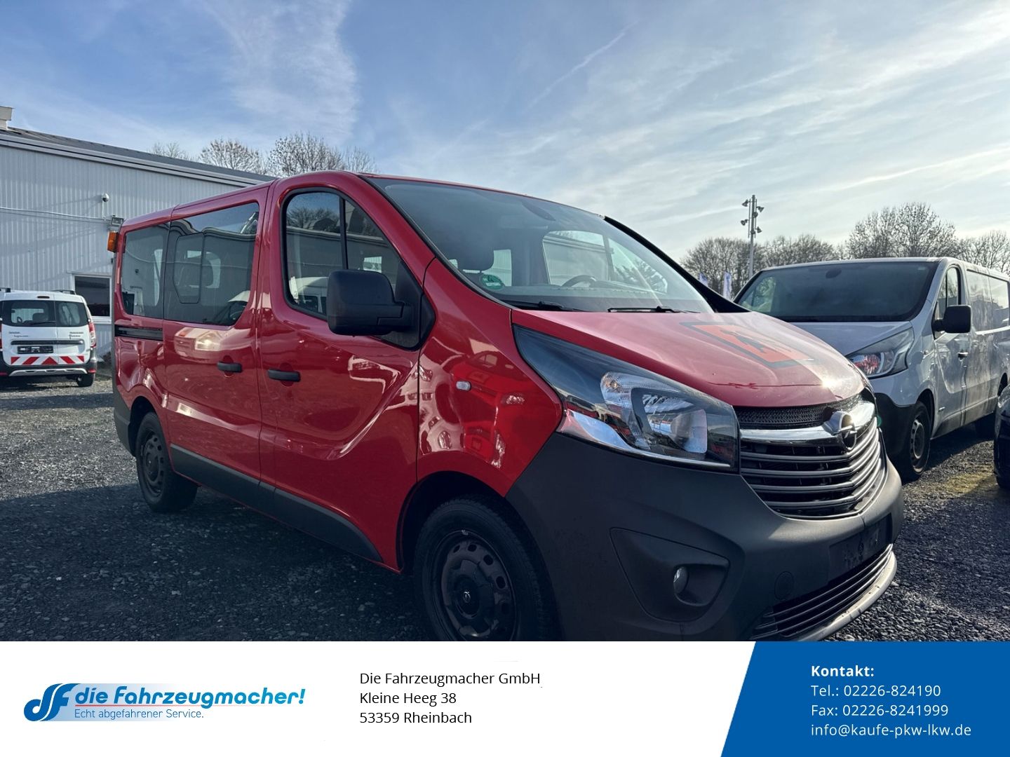 Fahrzeugabbildung Opel Vivaro B Kasten L1H1 2,7t 1.6 CDTI *8108 *EXPORT
