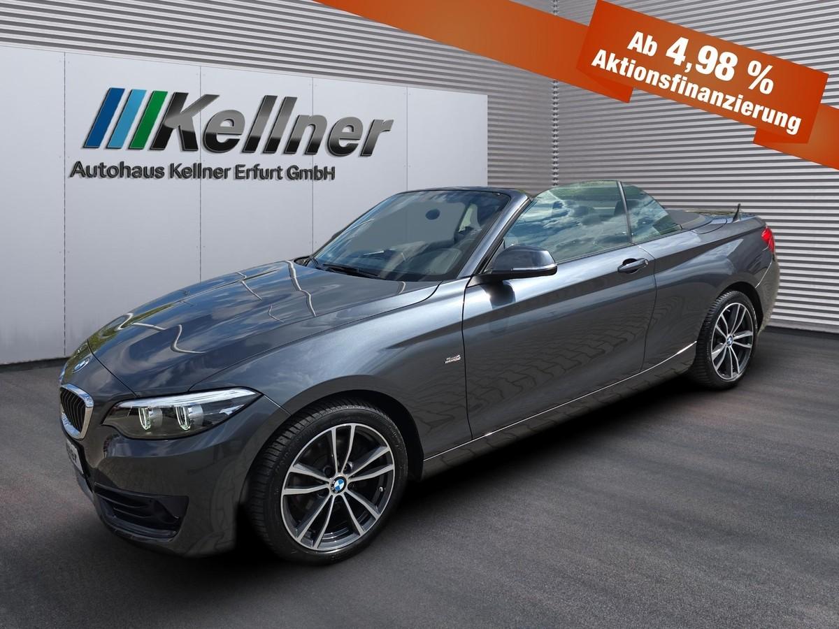 BMW 220 i Cabrio Aut. Sport Line+ACC+LED+LenkradHeiz