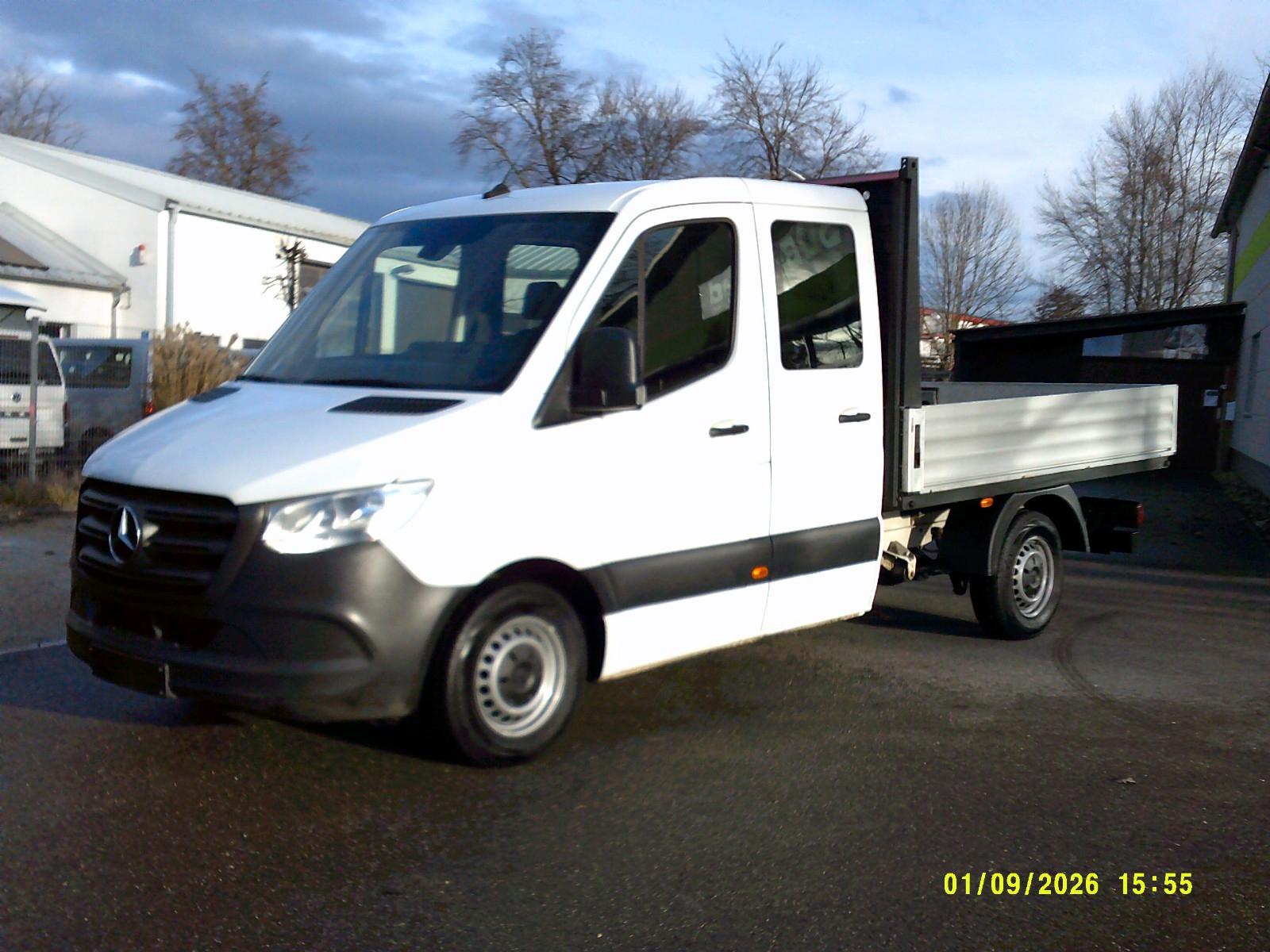 Mercedes-Benz Sprinter 215 CDI Doka 1. Hand Klima