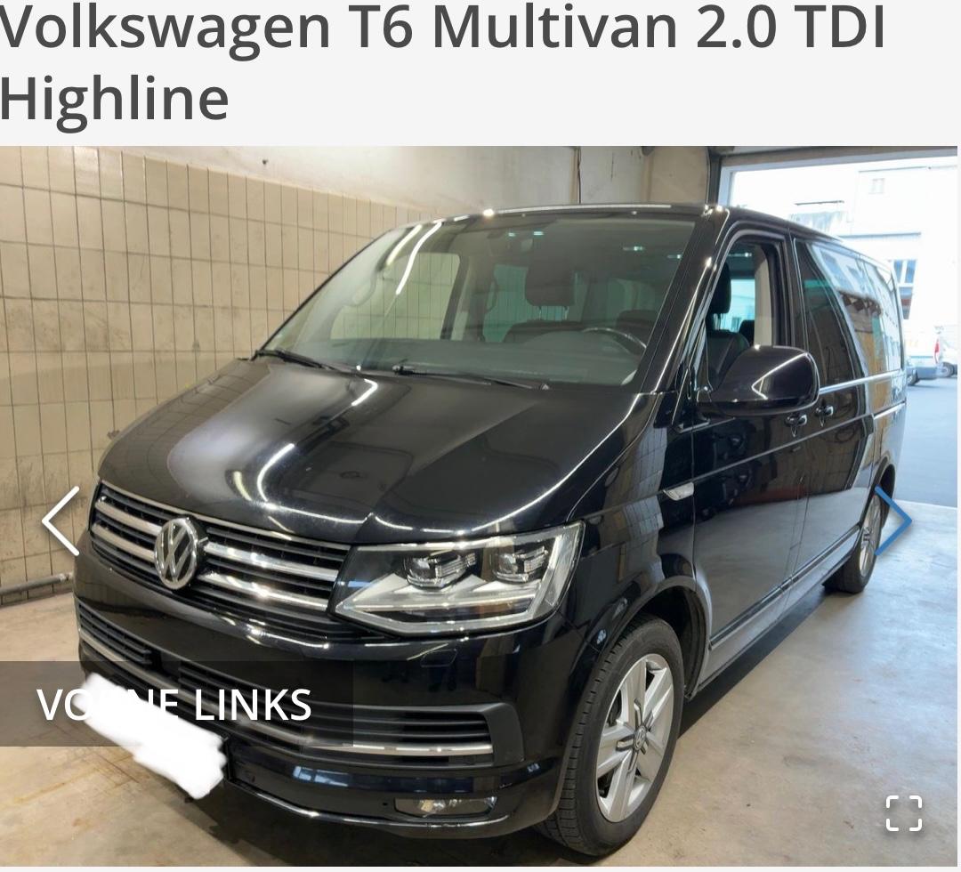 Volkswagen T6 Multivan Highline*StandH.*AHK*LED*Spurassist.