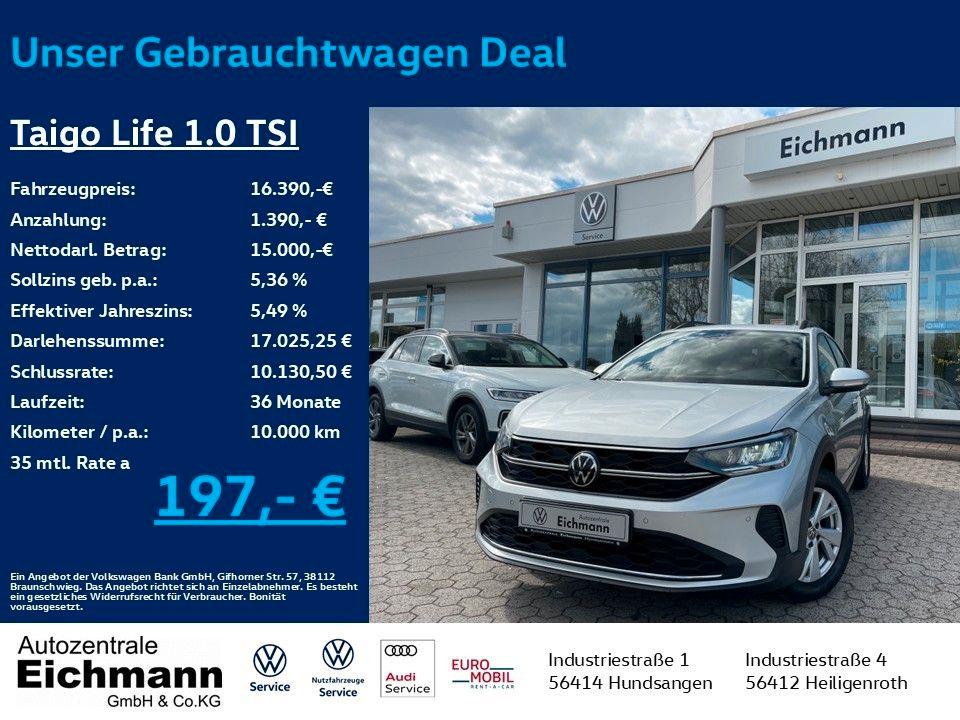 Volkswagen Taigo Life 1.0 TSI+LED+NAVI+ACC+KLIMA+SHZ+PDC+