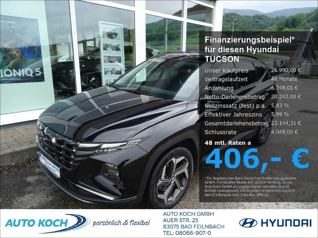 Hyundai Tucson 1.6 T-GDI Hybrid, Prime, Panoramadach, As