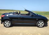 Peugeot 206 CC Platinum 110 Platinium - Peugeot 206 mit Benzin-Antrieb: Schwarz, Leder