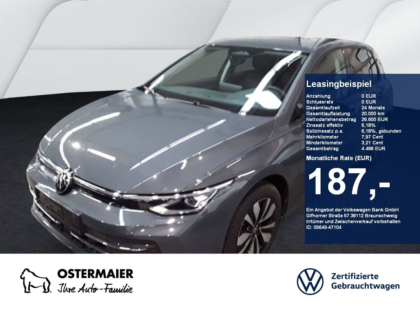 Volkswagen Golf VIII GOAL 2.0TDI 150PS DSG NP.45T AHK.KAMER