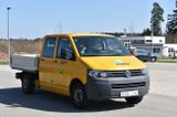Volkswagen T5 Transporter Pritsche Doppelkabine*6Sitz*Klima - Volkswagen T5: Doppelkabine