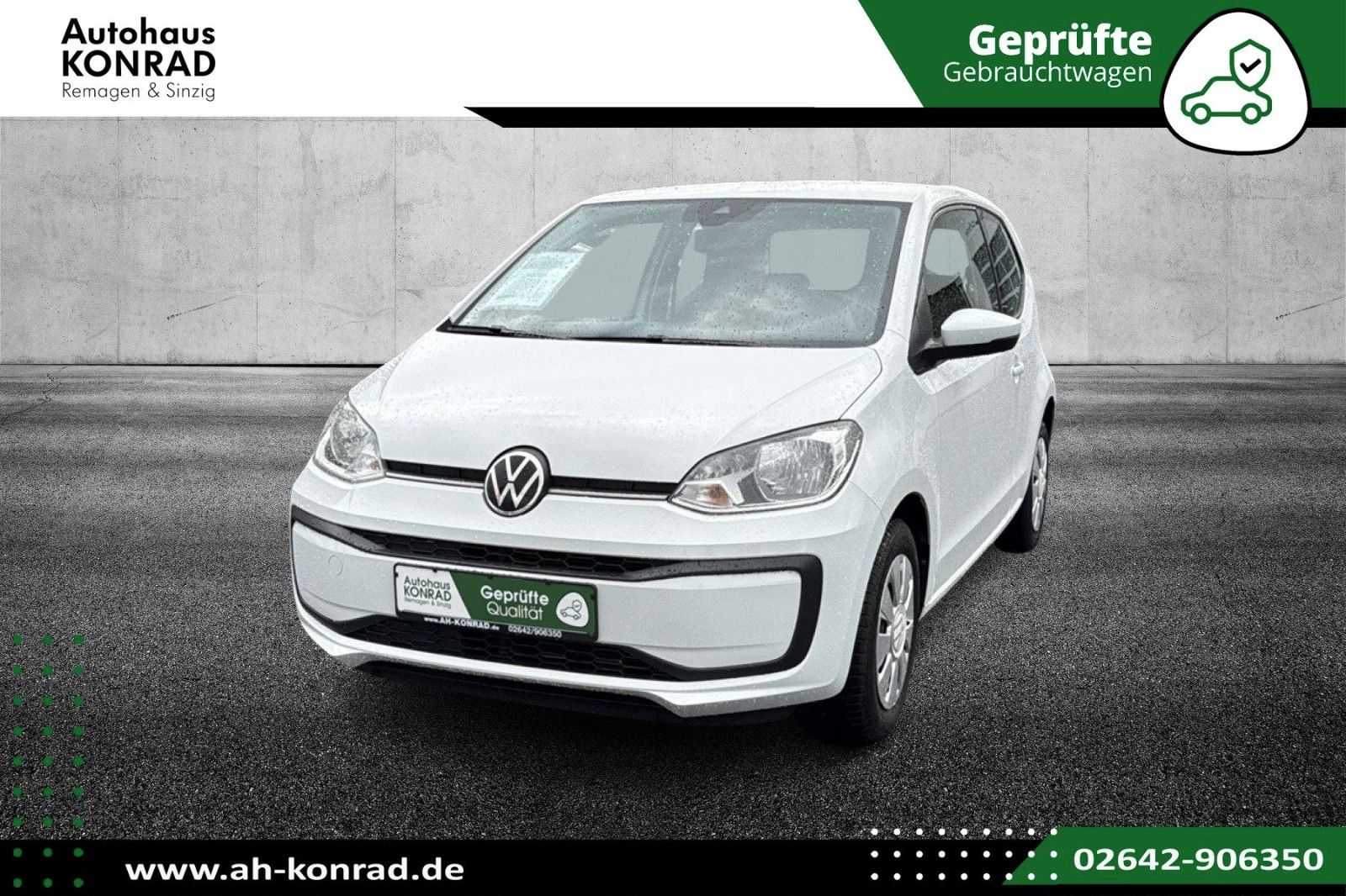Fahrzeugabbildung Volkswagen up! move up! 1.0 MPI 48kW*REARCAM*PDC*GRA*