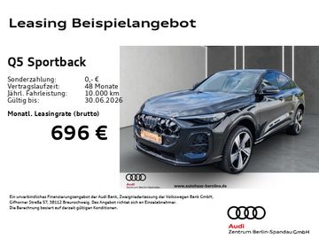 Audi Leasingangebot: Audi Q5 Sportback TDI qu S Line ed.one S tro.*PANO*