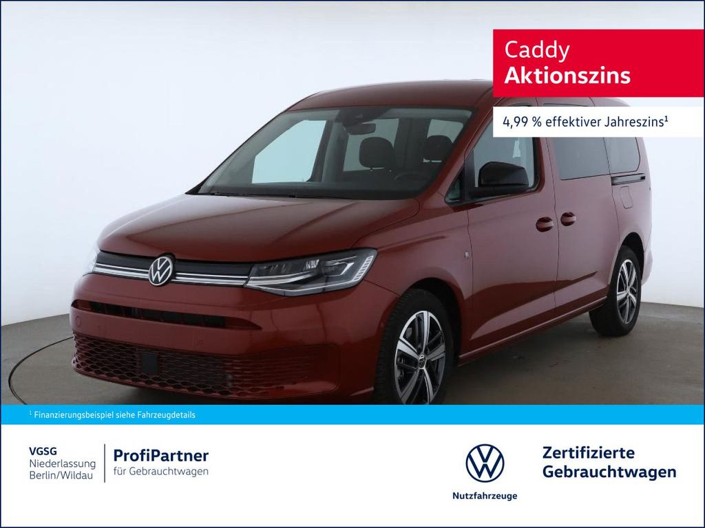Volkswagen Caddy Maxi Life AHK TravelAssist Alarm RFK GJR