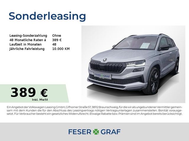 Skoda Karoq Sportline 2,0 TDI DSG AHK, SHZ, LHZ