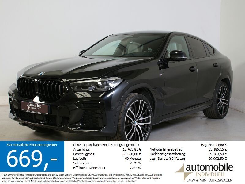 BMW X6 xDr 40dA M Sport Individal ACC H&amp;K AHK 22Zoll