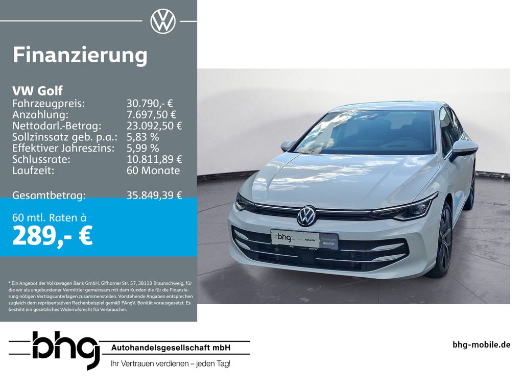 Golf 1.5 eHybrid DSG STYLE