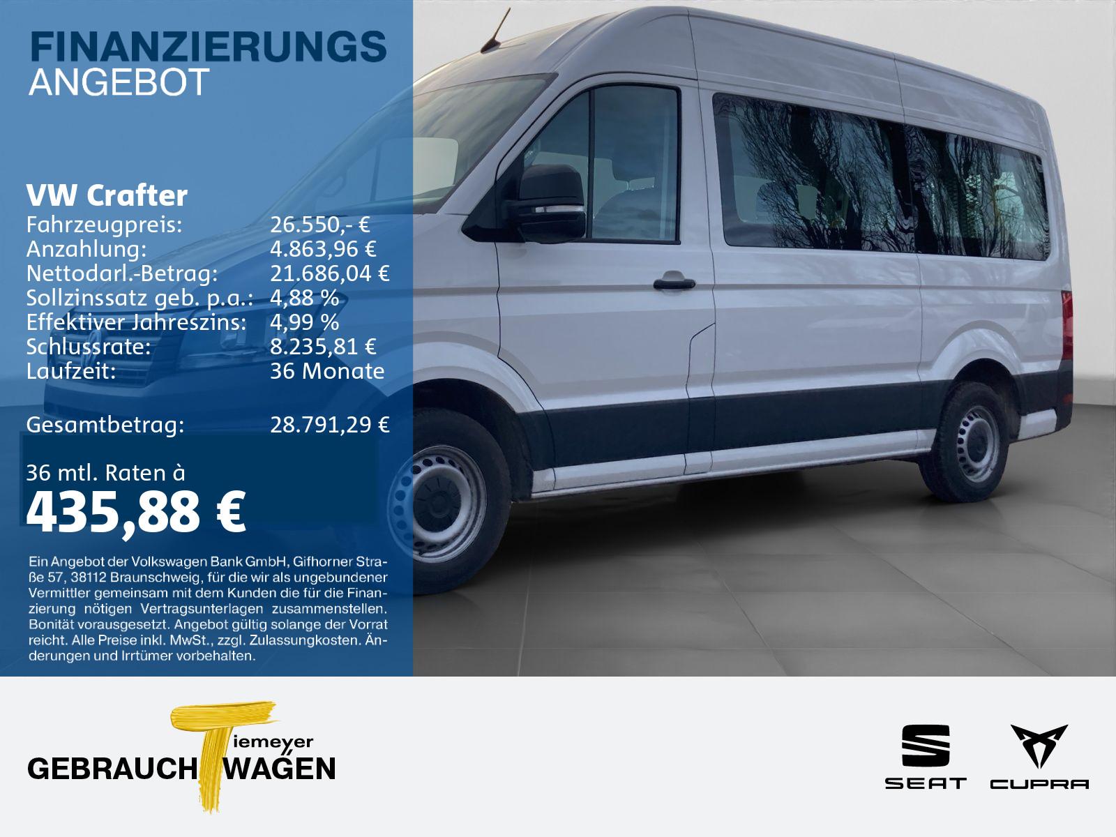 Volkswagen Crafter 35 Kasten MR HD ROLLSTUHLLIFT 5-SITZER