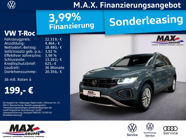 Volkswagen T-Roc 1.0 TSI LIFE LED+APP+NAVI+SITZHZG+DCP+PDC+