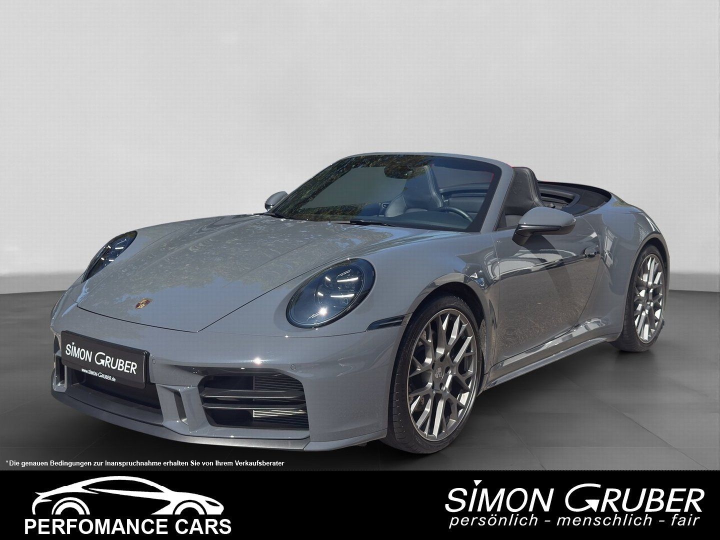 Fahrzeugabbildung Porsche 992.2 Carrera Cabrio facelift Bose Matrix SpoAbg