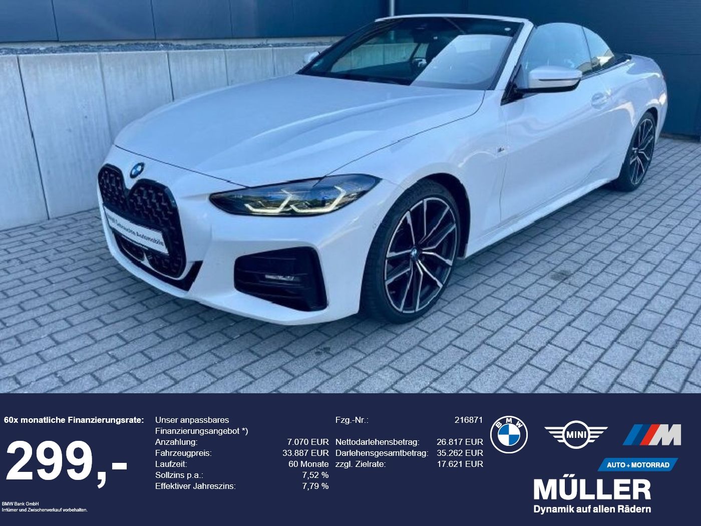 BMW 420i SAG M Sport AHK LASER HUD hk NACKEN CAM GAL foto 1