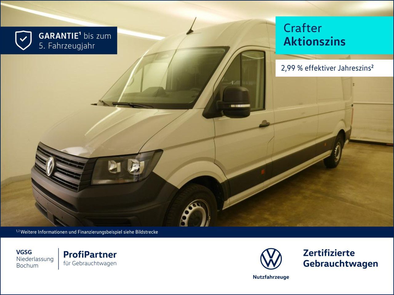 Volkswagen Crafter Kasten Lang Kamera AHK ParkAssist Klima