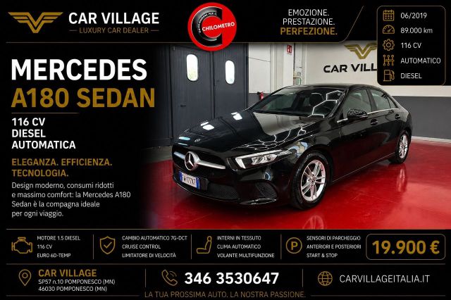 MERCEDES-BENZ Mercedes-benz A 180 d Limousine Automatic sport