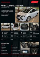 Opel Zafira 2.0 CDTI Sport Pano Kamera AHK 7Sitzer - Opel Zafira Sport mit Diesel-Antrieb