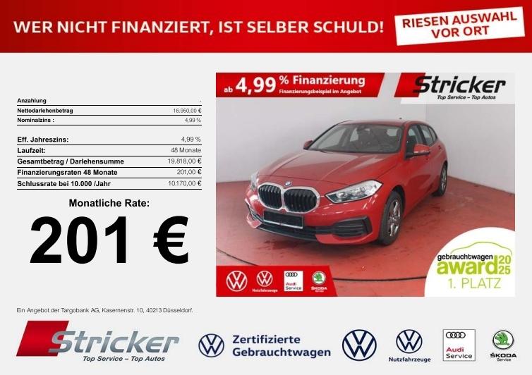 BMW 118 i 201,-ohne Anzahlung Navi