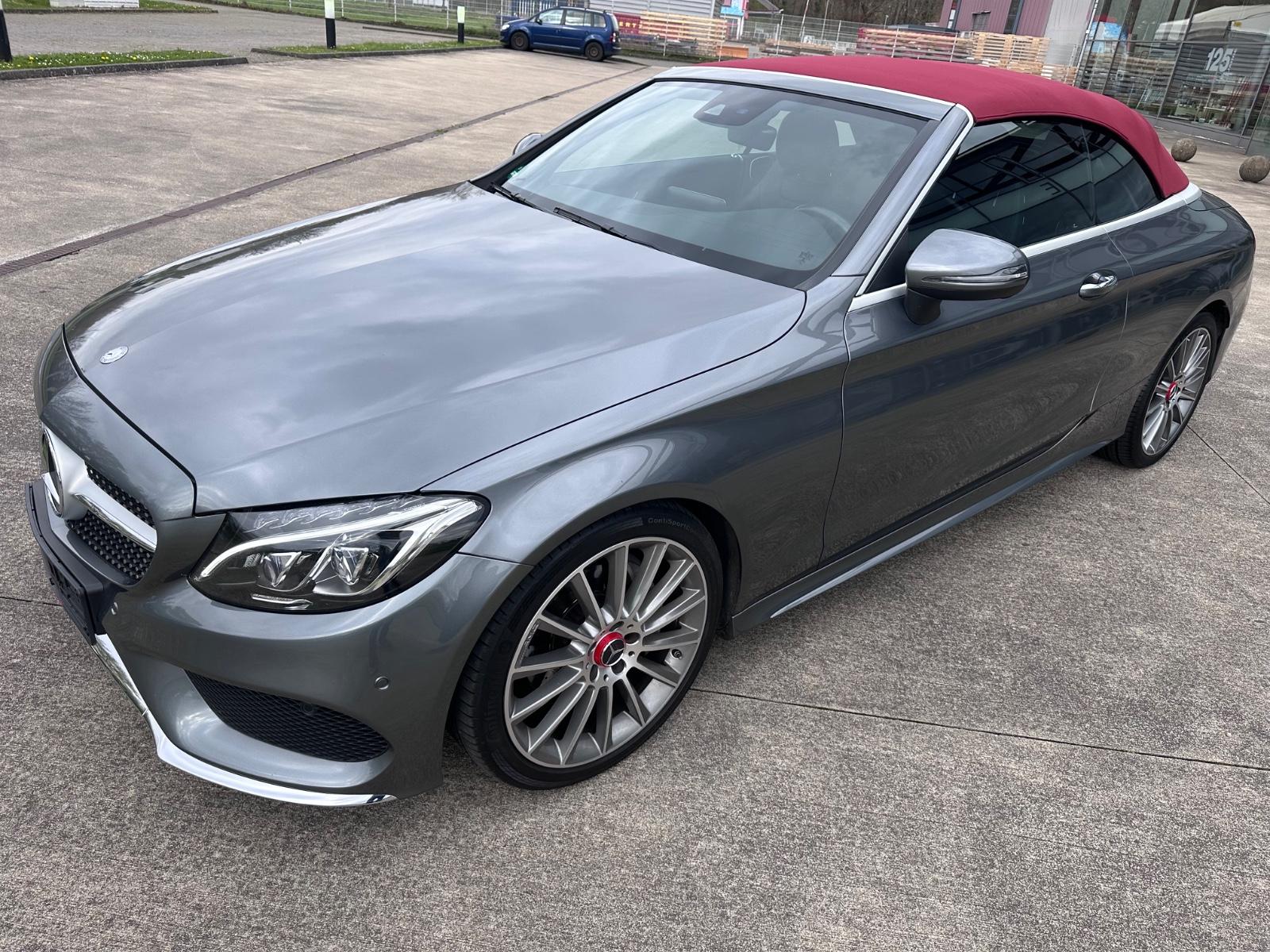Mercedes-Benz C 220d Cabrio AMG-LİNE*Keyless*F1*Totwink.LED