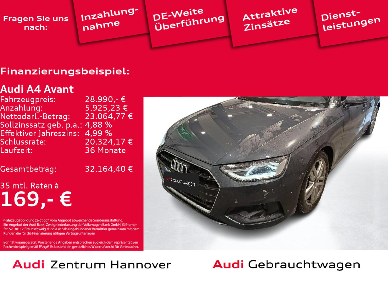 Audi A4 Avant 40 TDI Kamera AHK LED virtual DAB Navi