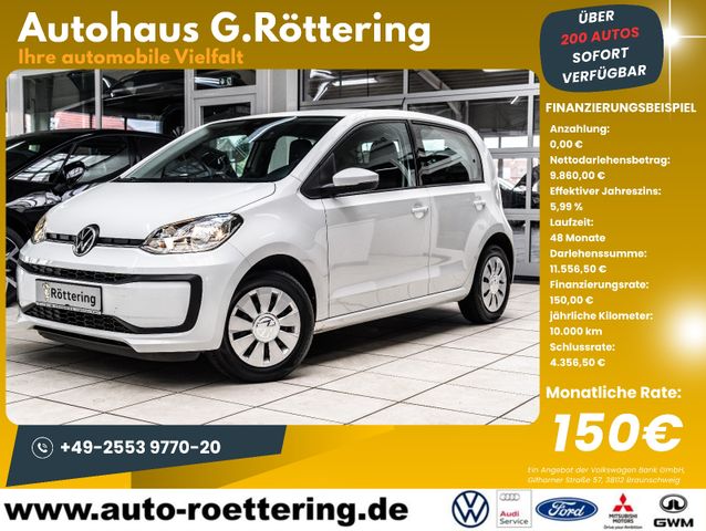 Volkswagen up! 1.0l  48kw +4-türig + Maps & More + GJReifen