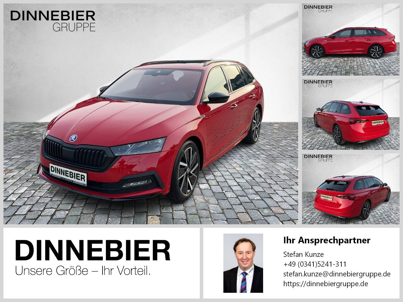 Skoda Octavia Sportline 2.0 TDI LED+Glasdach+PDC