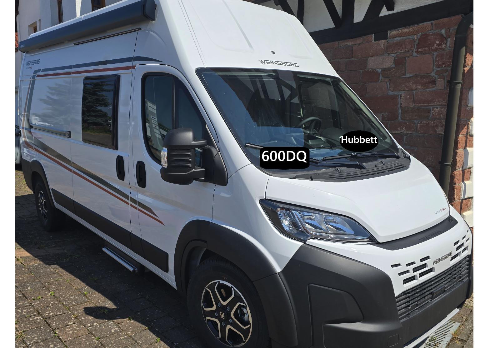 Weinsberg CaraBus 600 DQ EDITION Fire  HUBBETT vorne