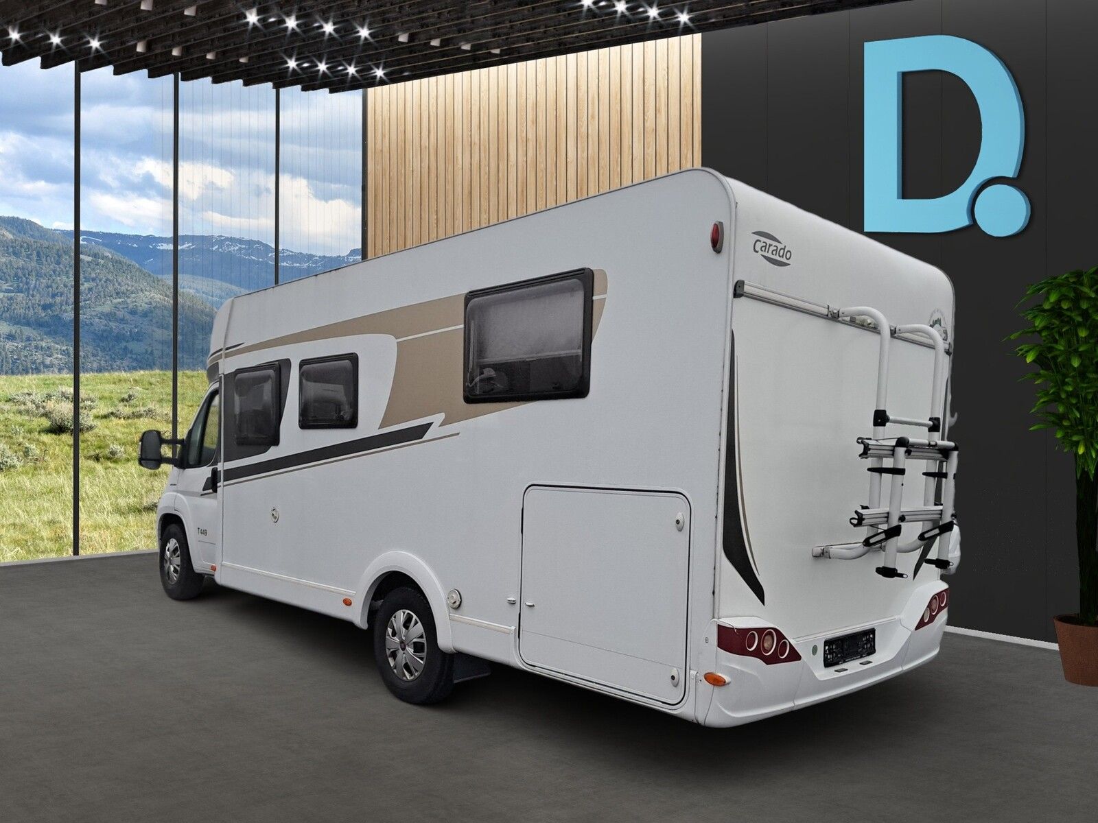 Fahrzeugabbildung Carado T 449 Markise,Sat,Fahrradträger, Radio, RFK