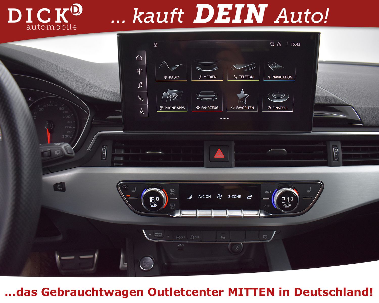 AUDI A4 Av 40d Quatt 2X S LINE+NAVI+B&O+LED+KAMER+SHZ - Image 14