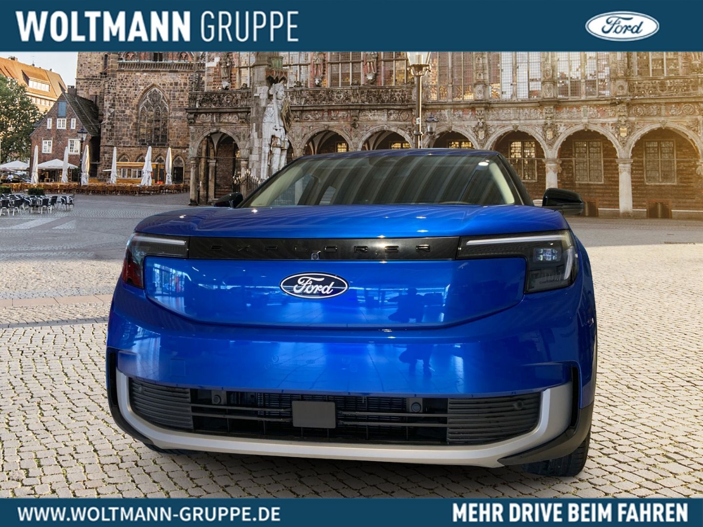 Fahrzeugabbildung Ford Explorer 77 kw Heckantrieb Reichweite 602 km, el