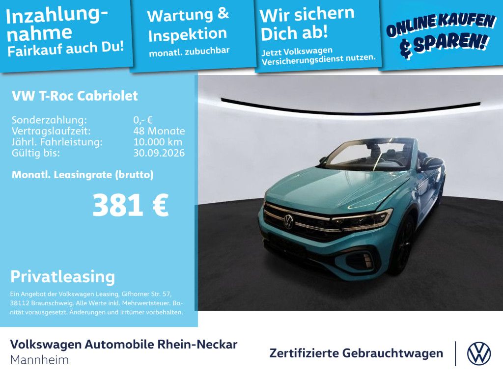 T-Roc Cabriolet 1.5 TSI R-Line DSG Navi AHK LED
