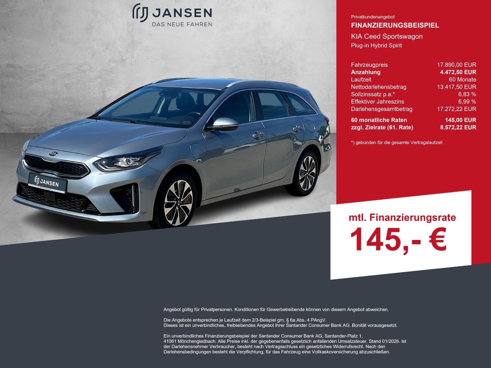 Kia Ceed Sportswagon Plug-in Hybrid Spirit