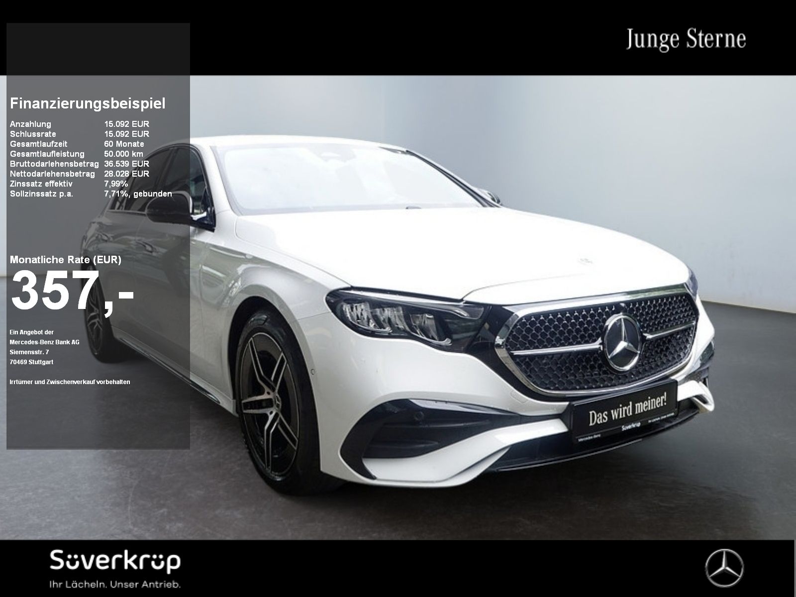 Mercedes-Benz E 200 AMG NIGHT DISTR KAMERA SPUR PDC SHZ