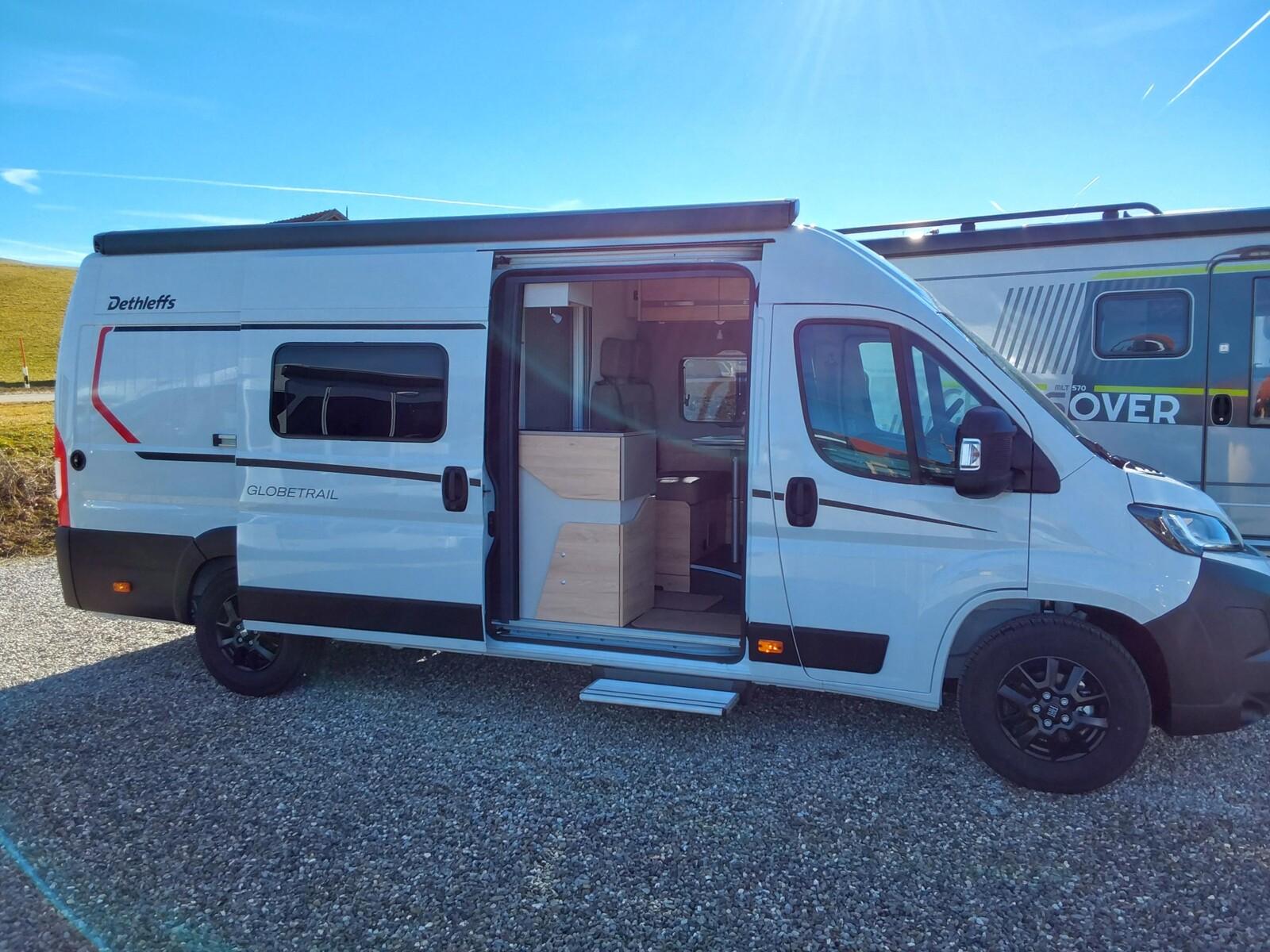 Dethleffs Globetrail 640 HR Digital-Paket, zus. Bett unten